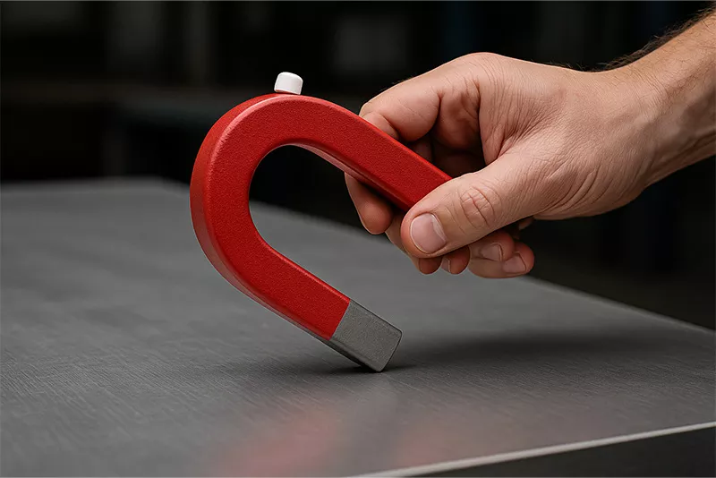 2205磁性测试（磁铁吸附）