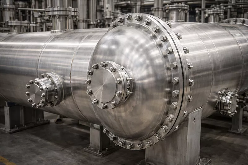 2205 双相钢板用于 MVR 蒸发器壳体与筒体