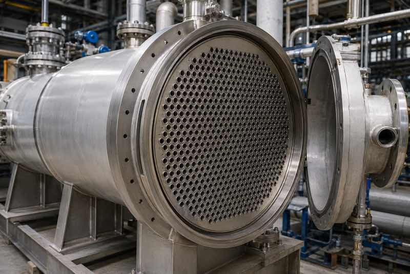 2205双相钢换热器管板用于化工列管式换热器